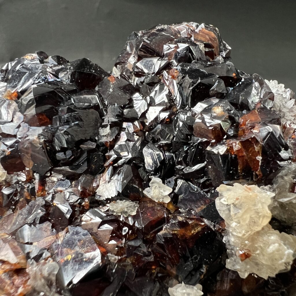 10g】中国湖南省 水口山産 スファレライト（閃亜鉛鉱）母岩付